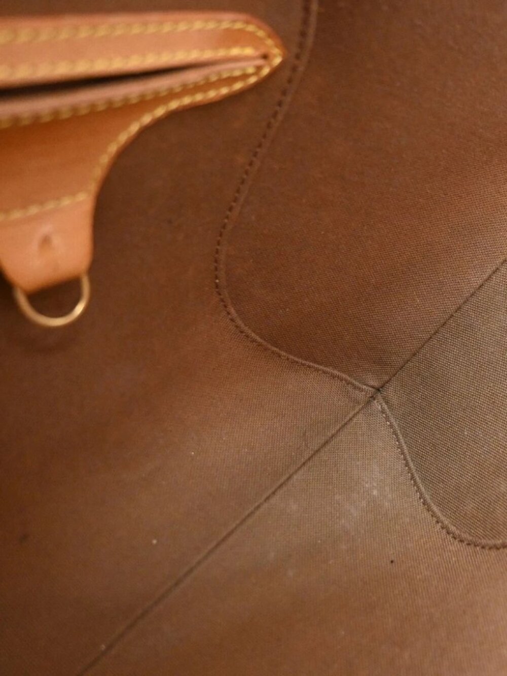 LOUIS VUITTON LV Logo Ellipse PM Hand Bag Monogram Leather Brown M51127 - Picture 13 of 16